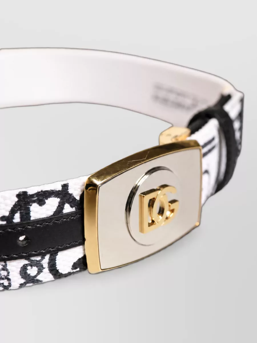 Dolce&Gabbana graffiti print belt
