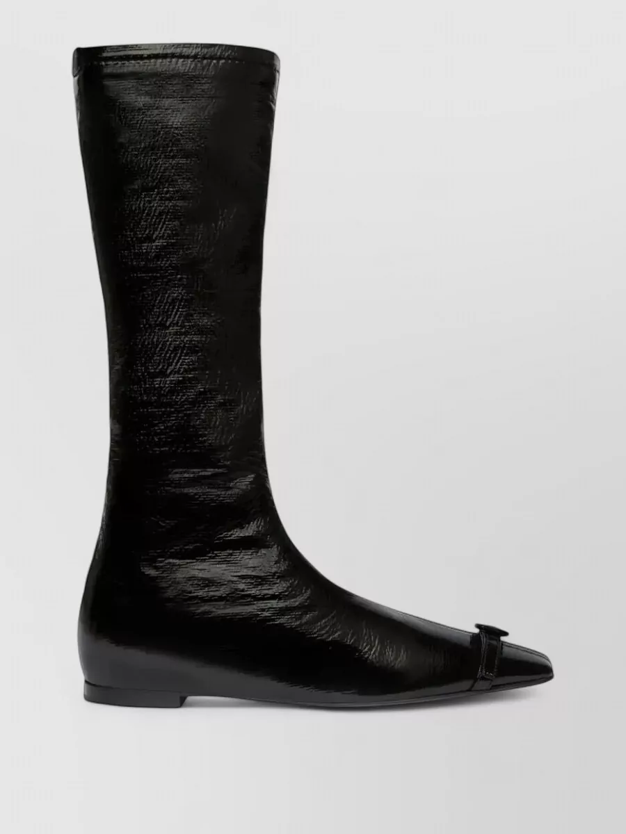 Courrèges Vinyl Ankle Boots