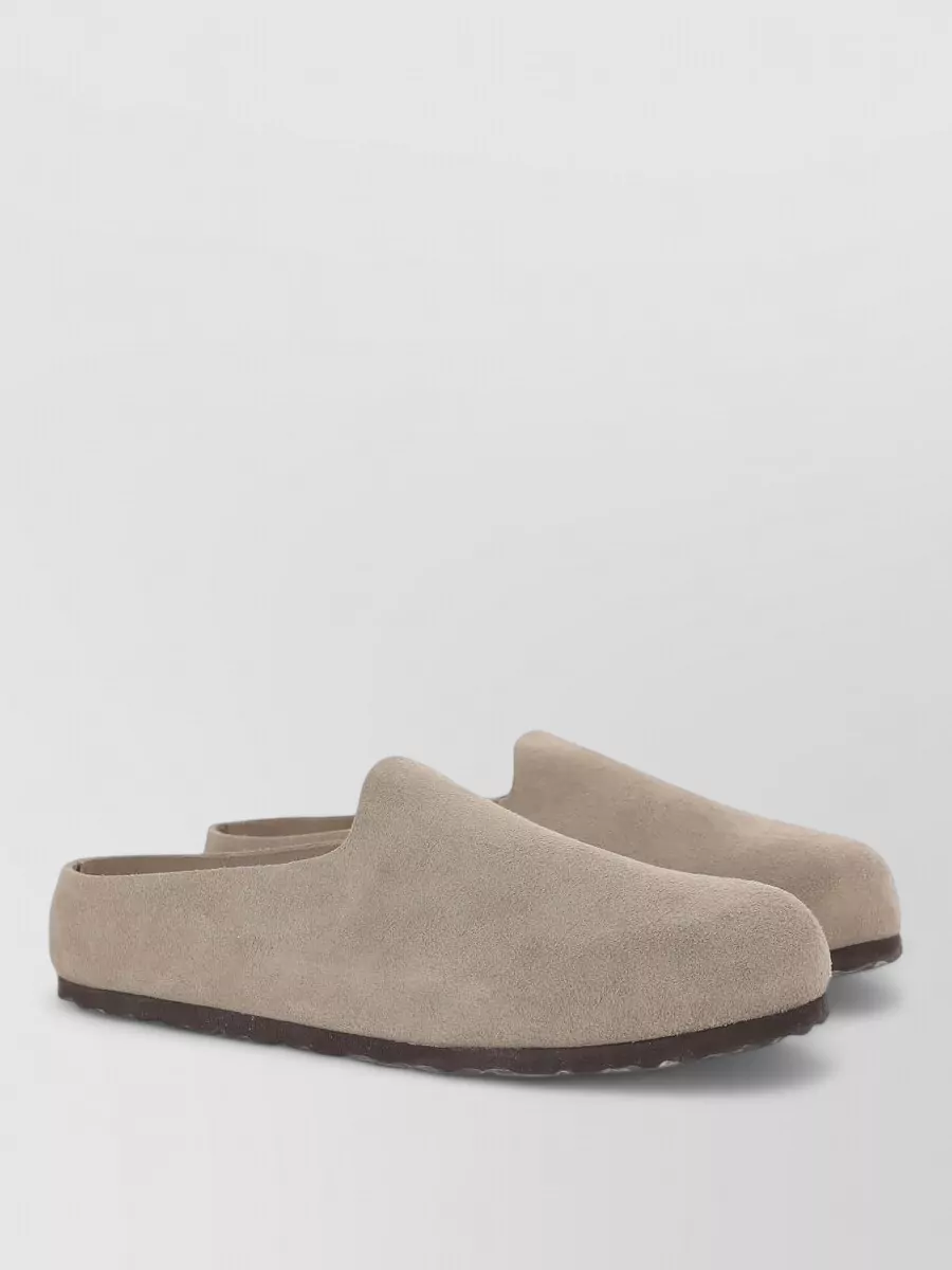Birkenstock suede leather mules