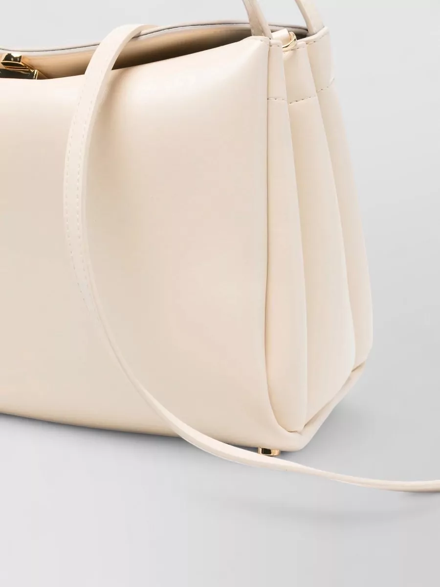 Themoiré Na Leather Shoulder Bag