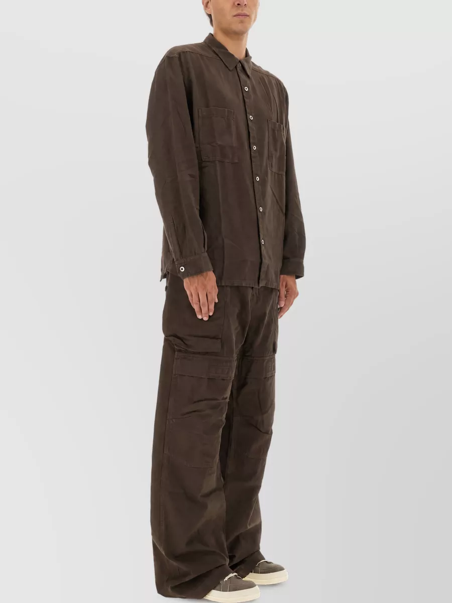 Rick Owens Drkshdw Cotton Jumbo Outershirt Shirt