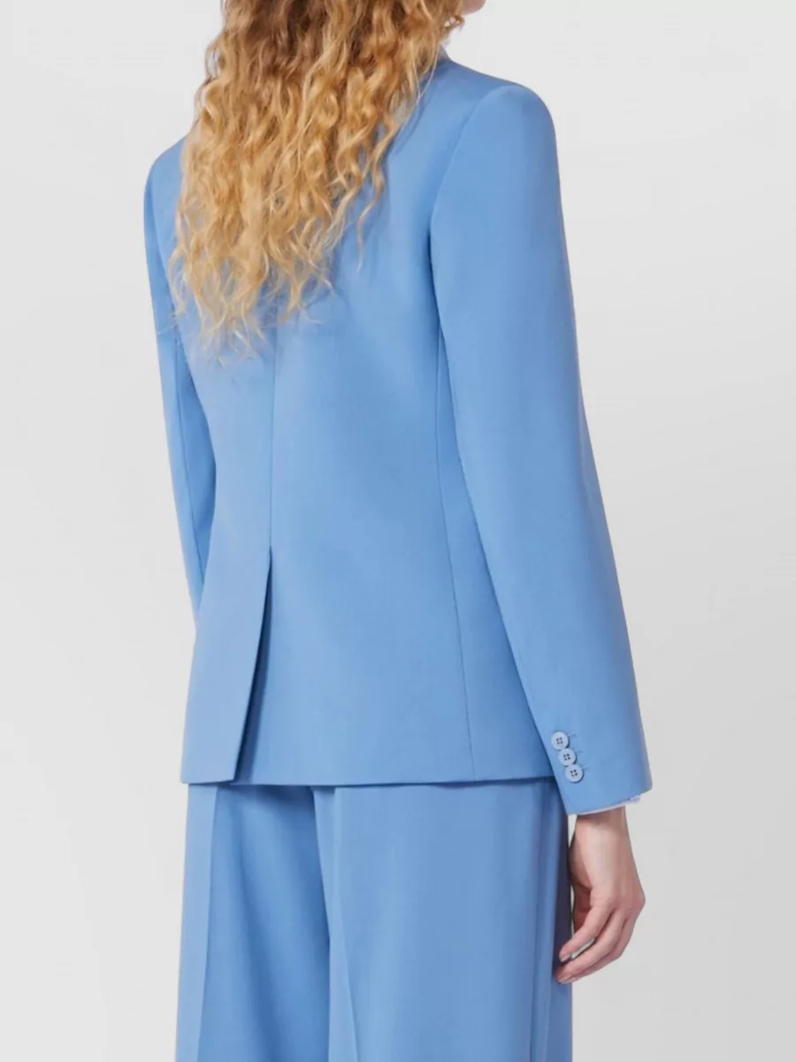 Weekend Max Mara Tailored Suit Jacket Buttoned Cuffs Flap Pockets