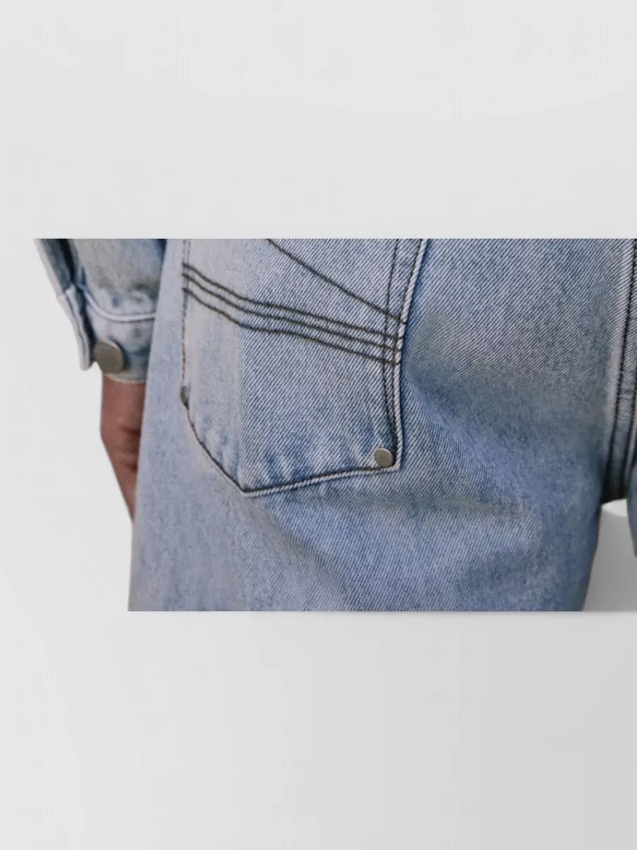 Entire Studios Denim Straight-Leg Jeans