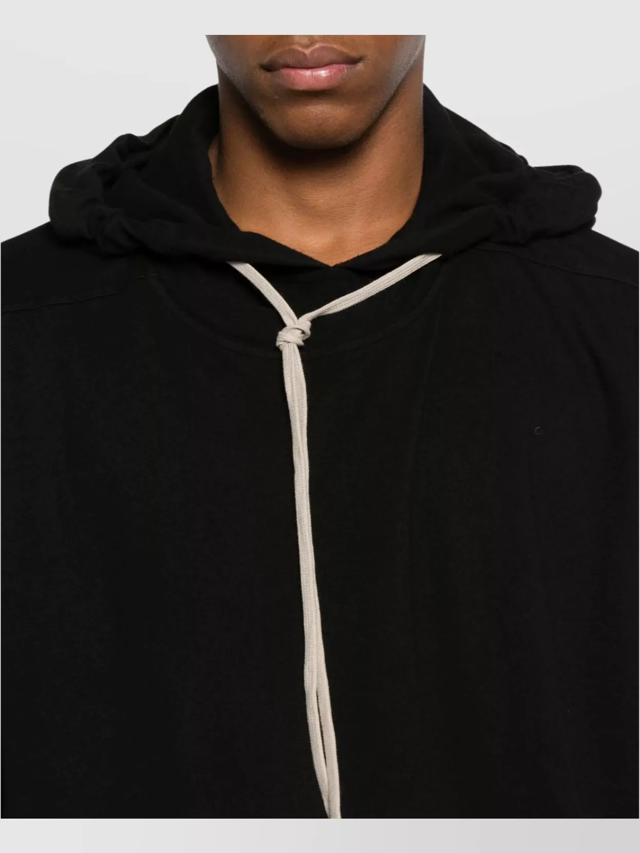 Rick Owens Drkshdw Lightweight Hoodie Drawstring Hood
