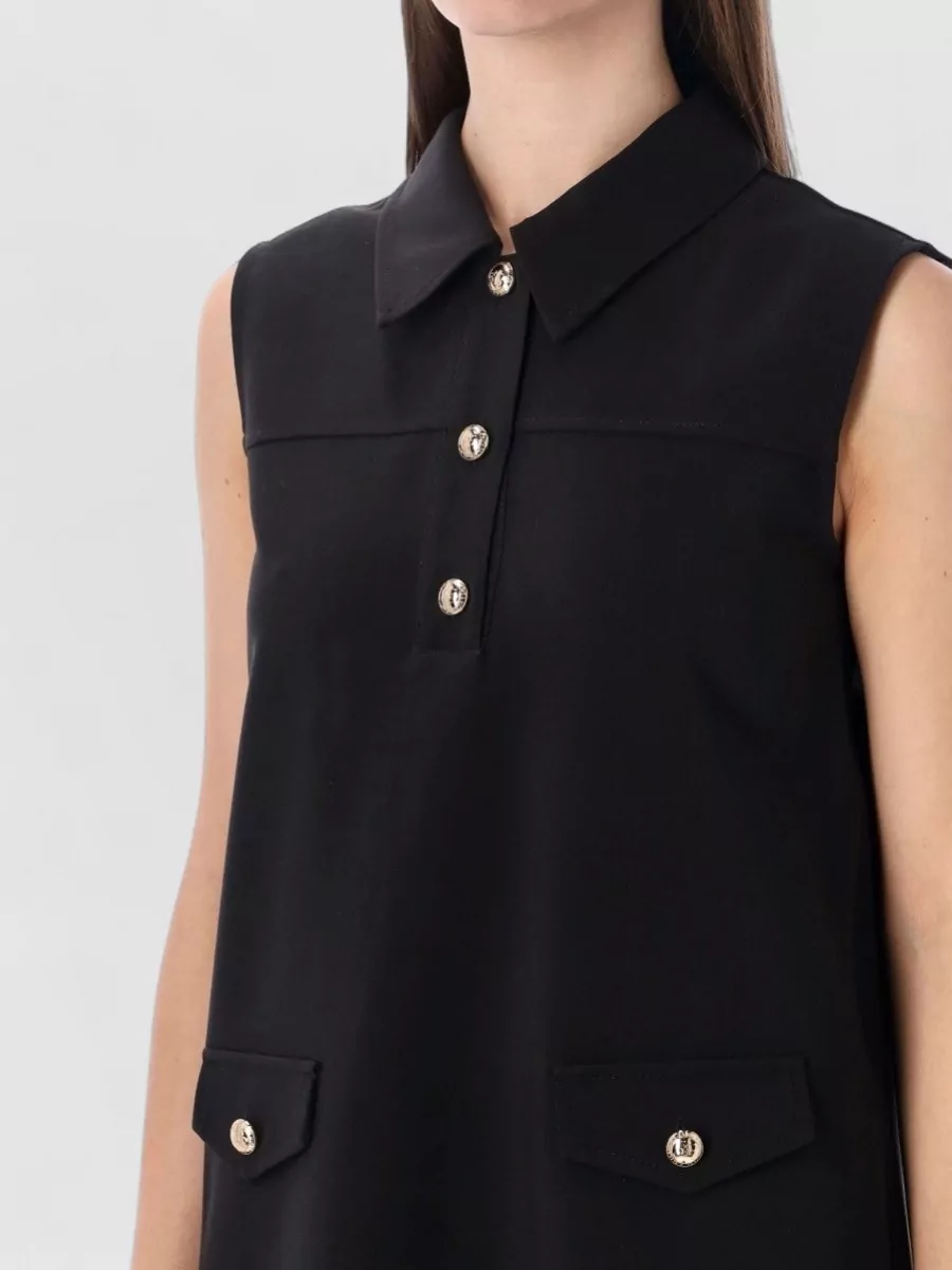 Ganni Sleeveless Mini Dress