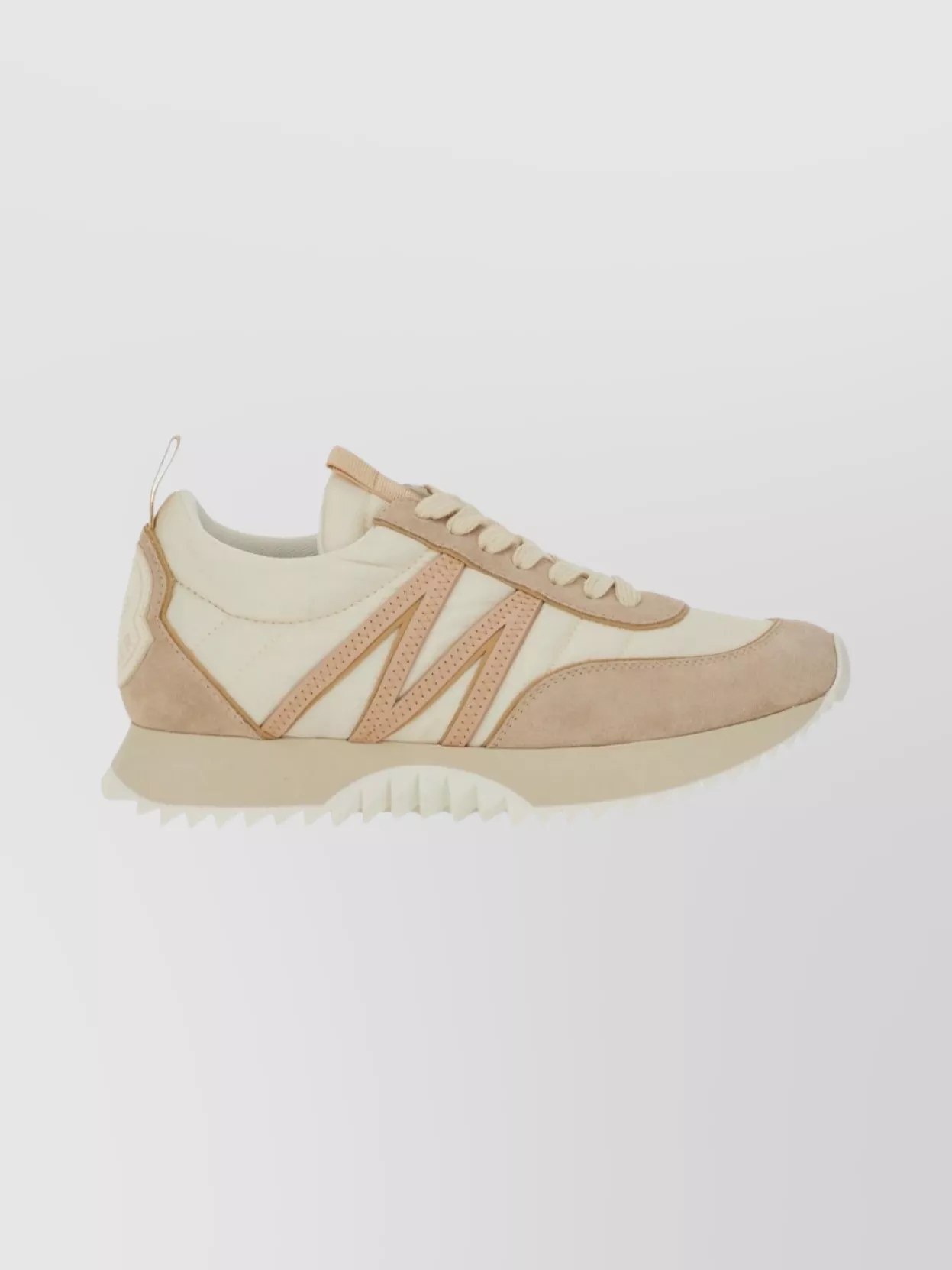 Moncler Stylish Sneakers With Contrast Panels And Texture