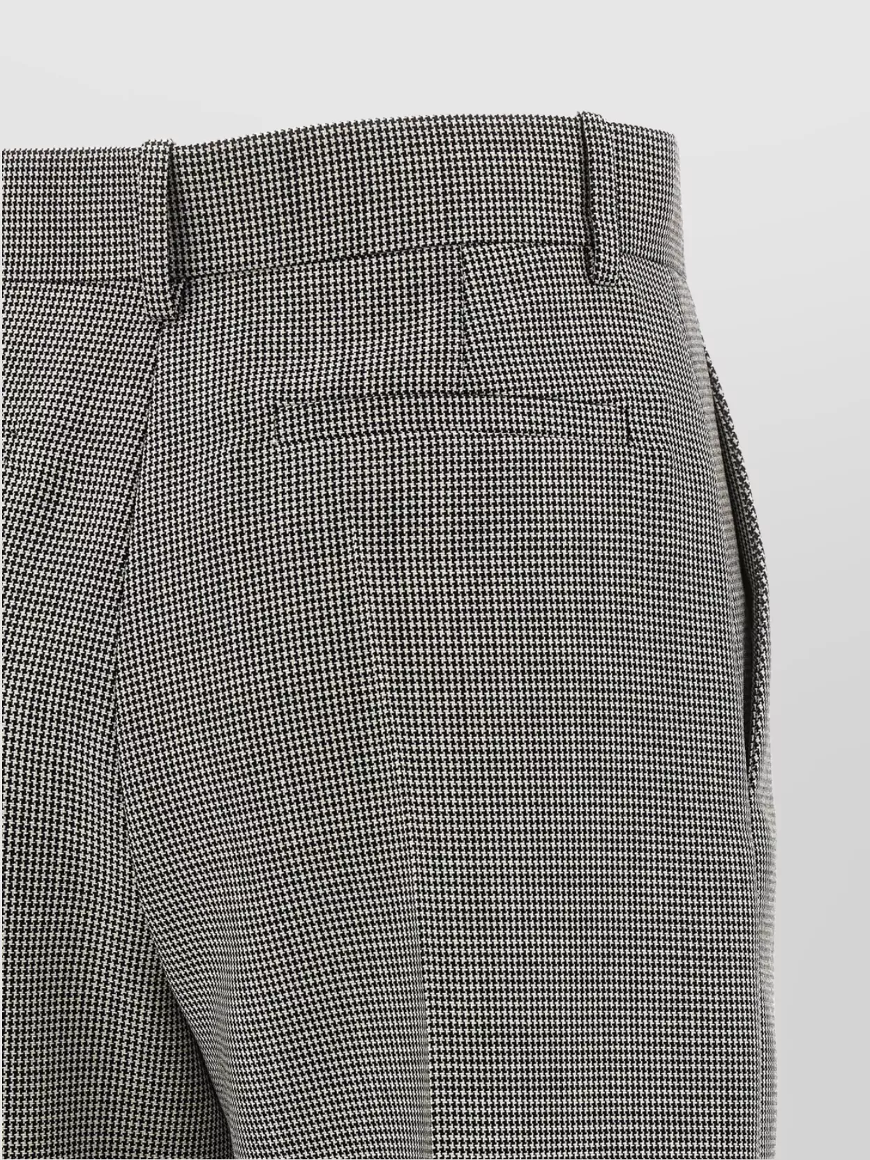 Valentino Garavani Houndstooth Flared Leg Trousers