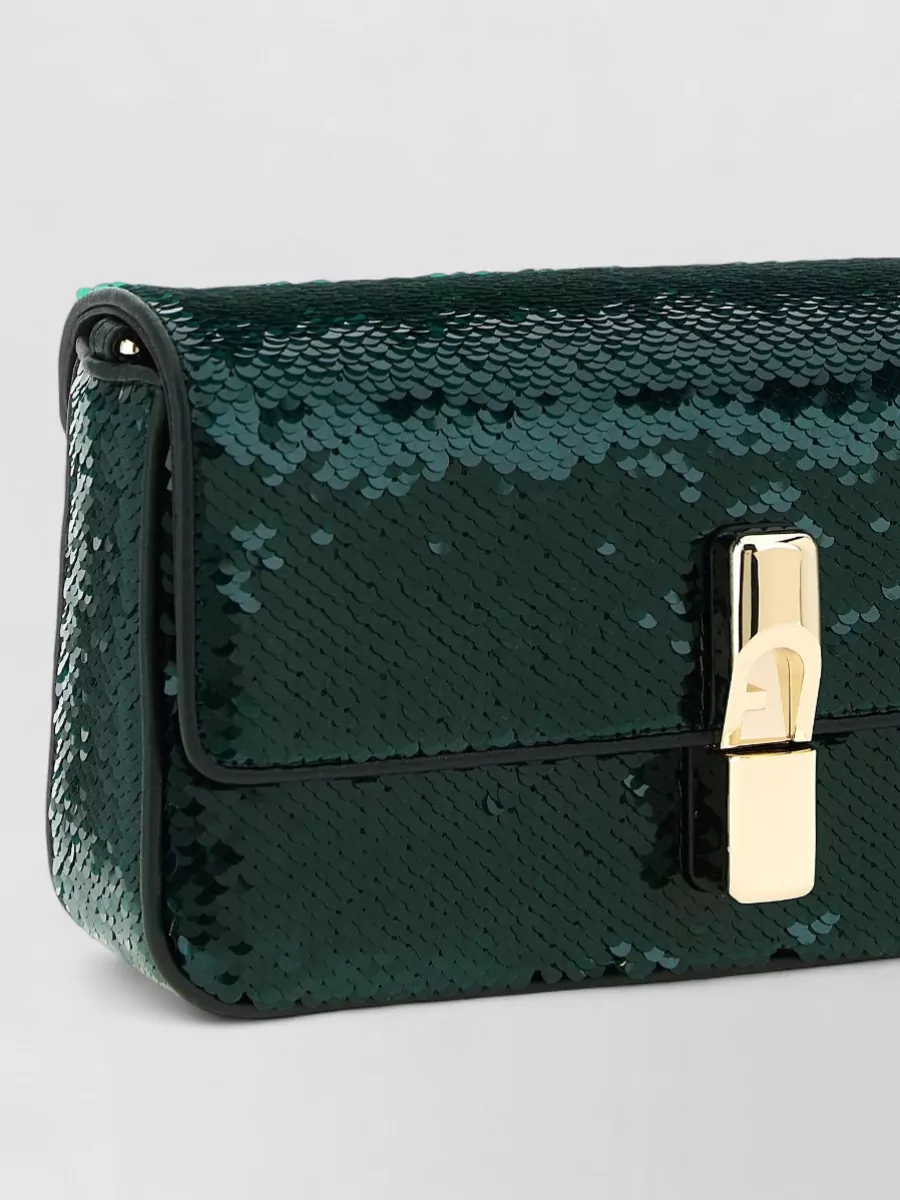 Furla Small Sequined Clutch Bag
