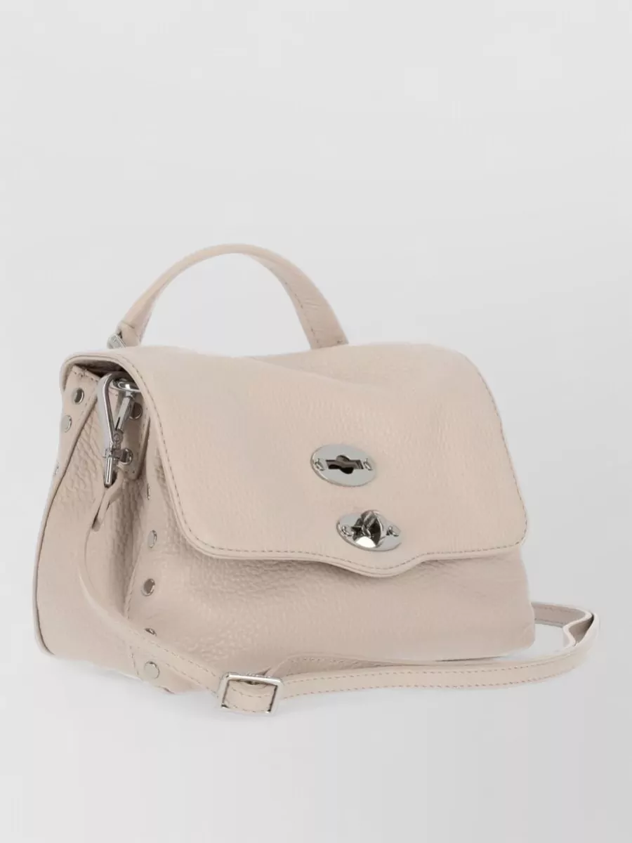Zanellato Hammered Leather Mini Crossbody Bag