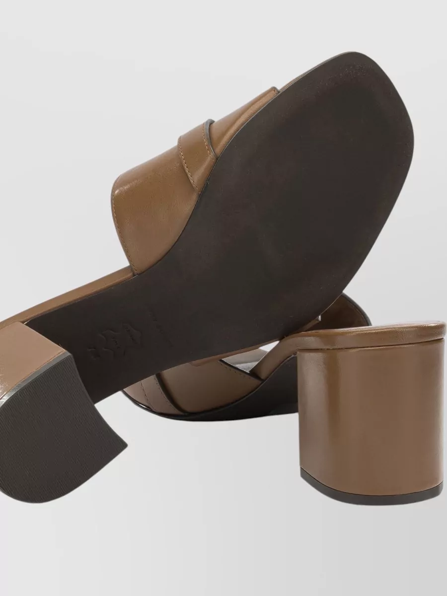 Tory Burch Leather Heeled Mules
