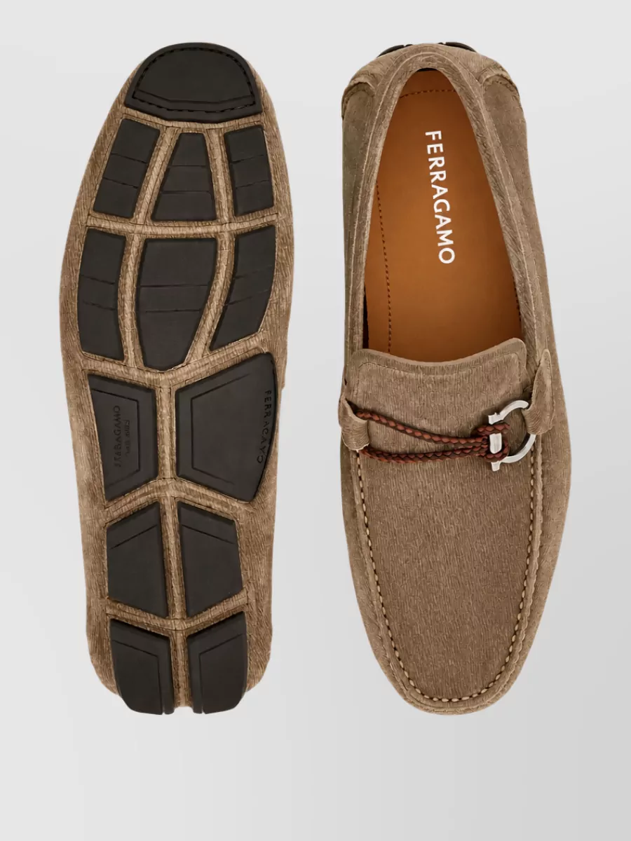 Ferragamo Suede Loafers