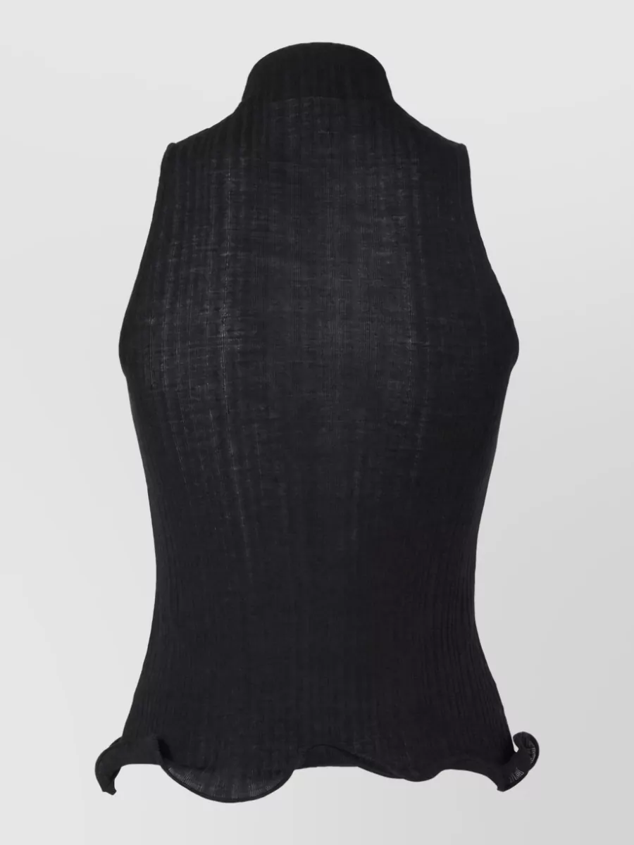 Fendi Wool Logo Knitted Top