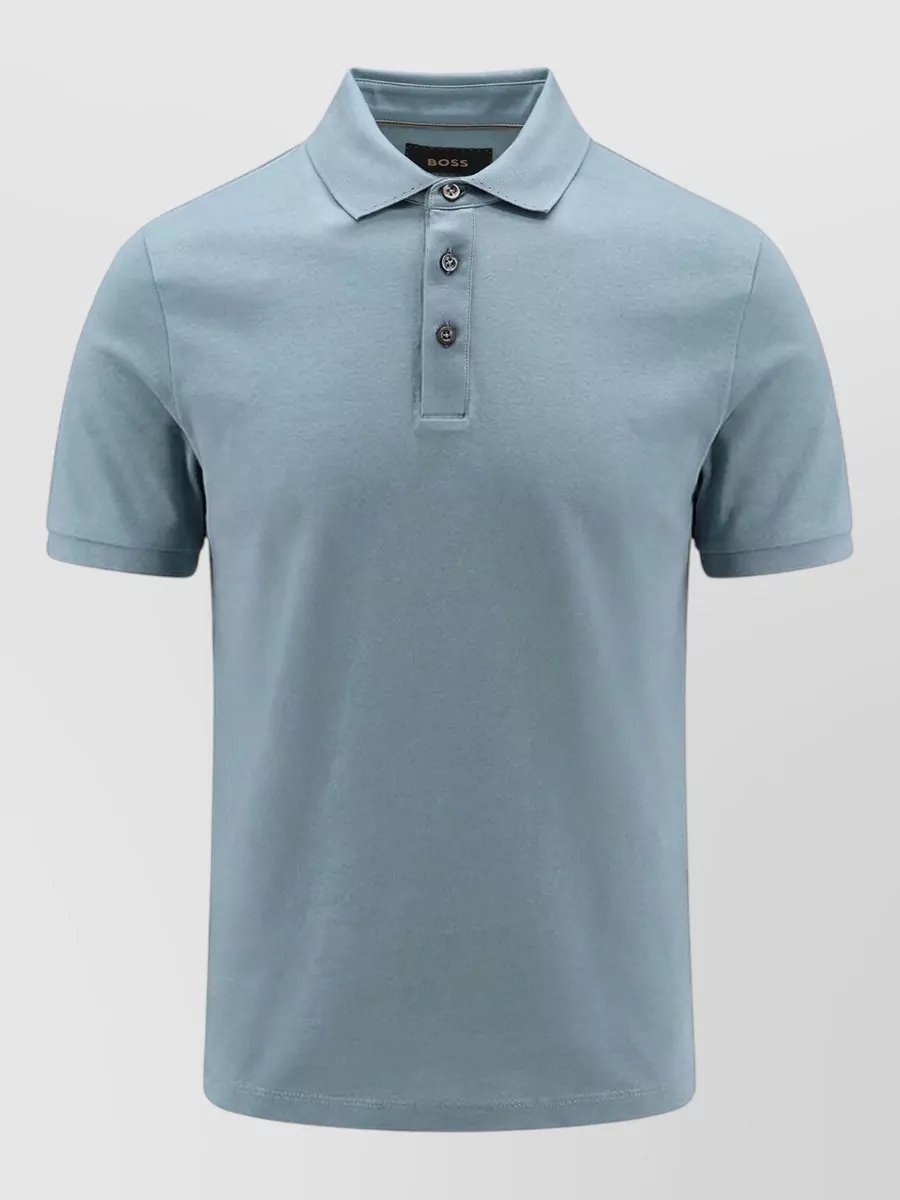 Boss cotton regular-fit polo shirt