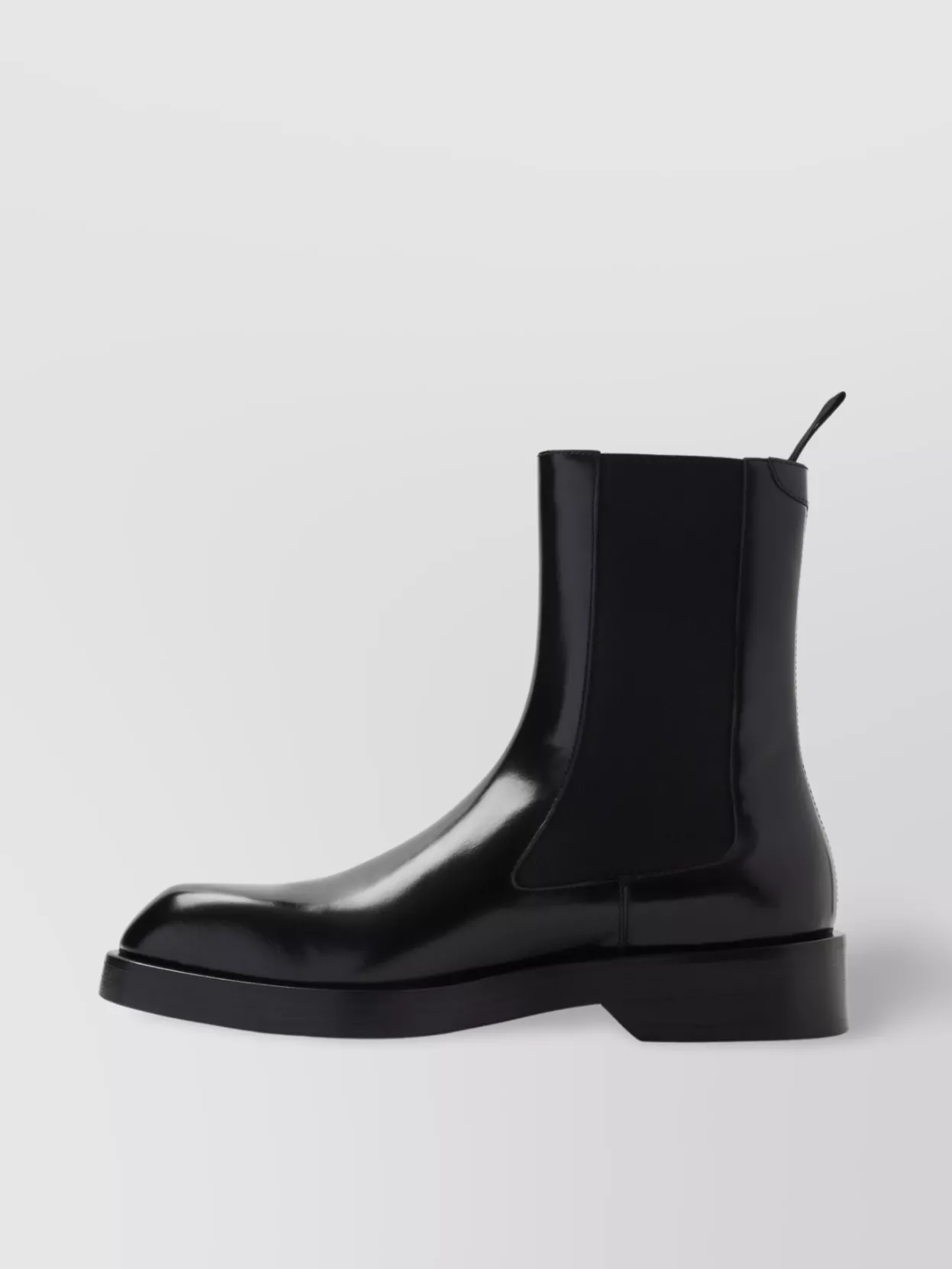Jil Sander Calf Leather Block Heel Boots