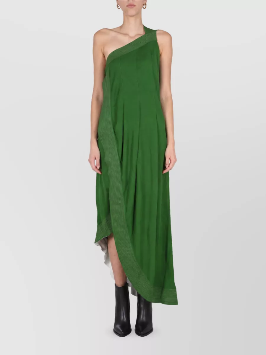 Givenchy contrast-stitch maxi dress