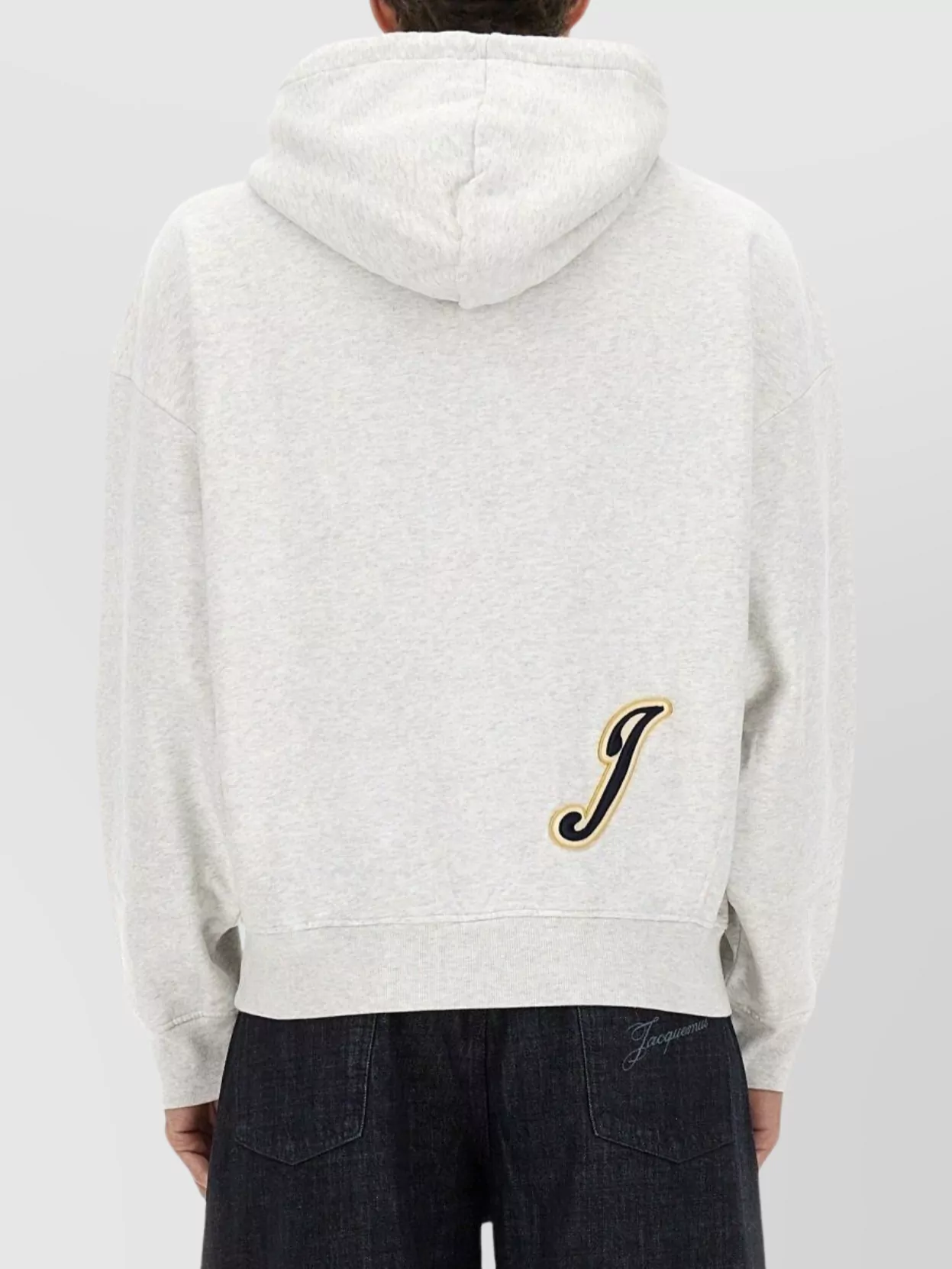 Jacquemus Hooded Sweater With Drawstring And Ribbed Finish