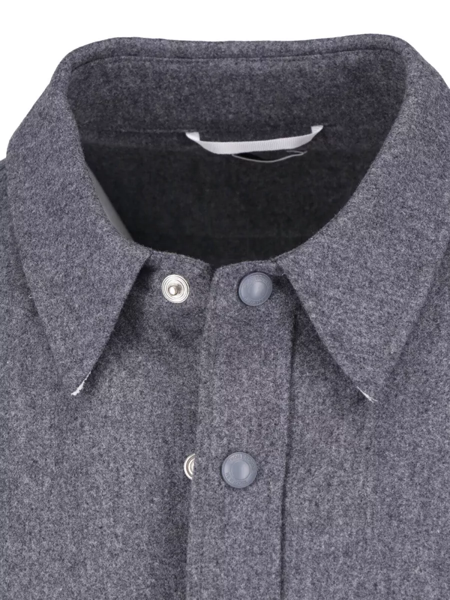 Thom Browne Wool Cashmere Shirt Jacket