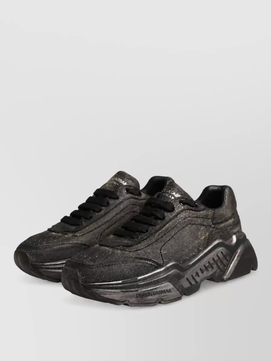 Dolce&Gabbana Leather Low-Top Sneakers
