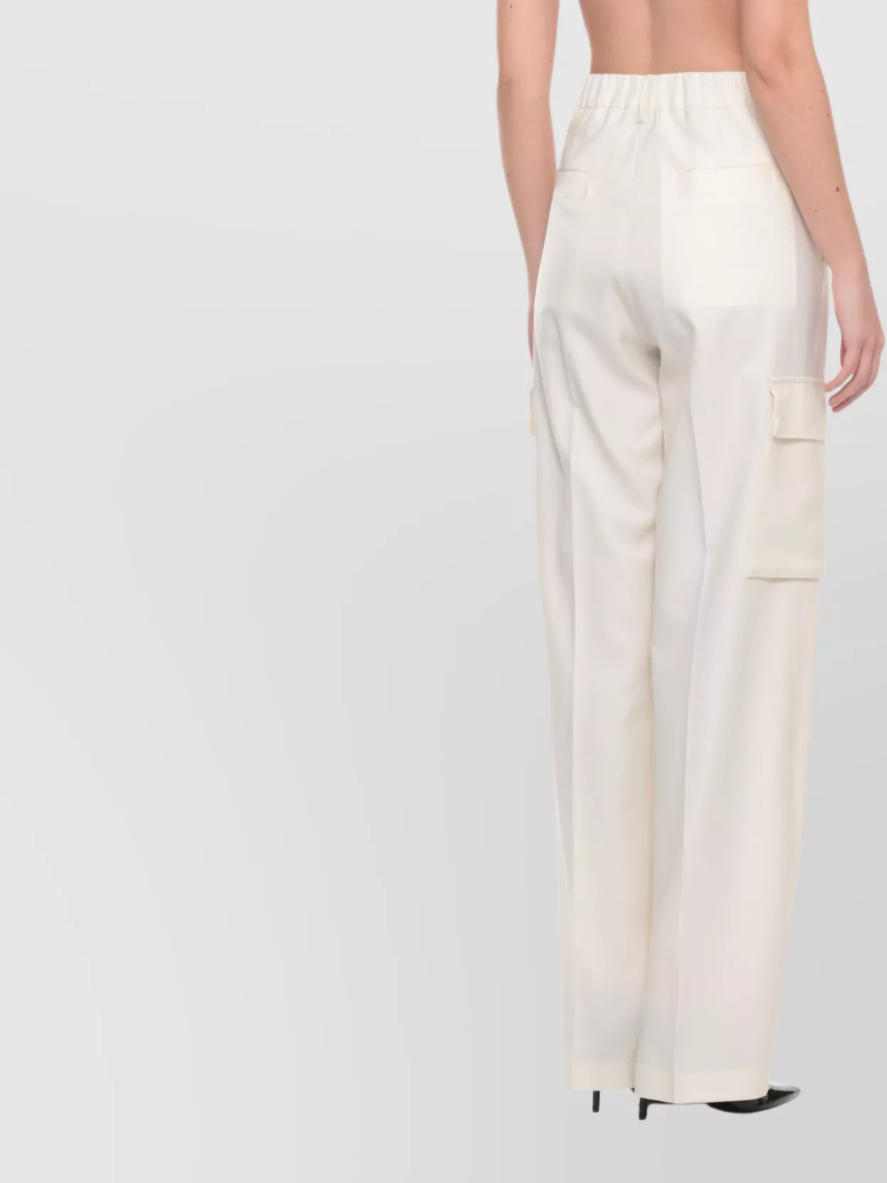 Herno Women's Straight Fit Cargo Trousers