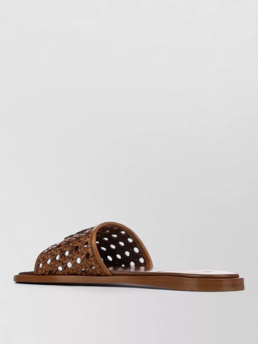 Miu Miu Leather Slides