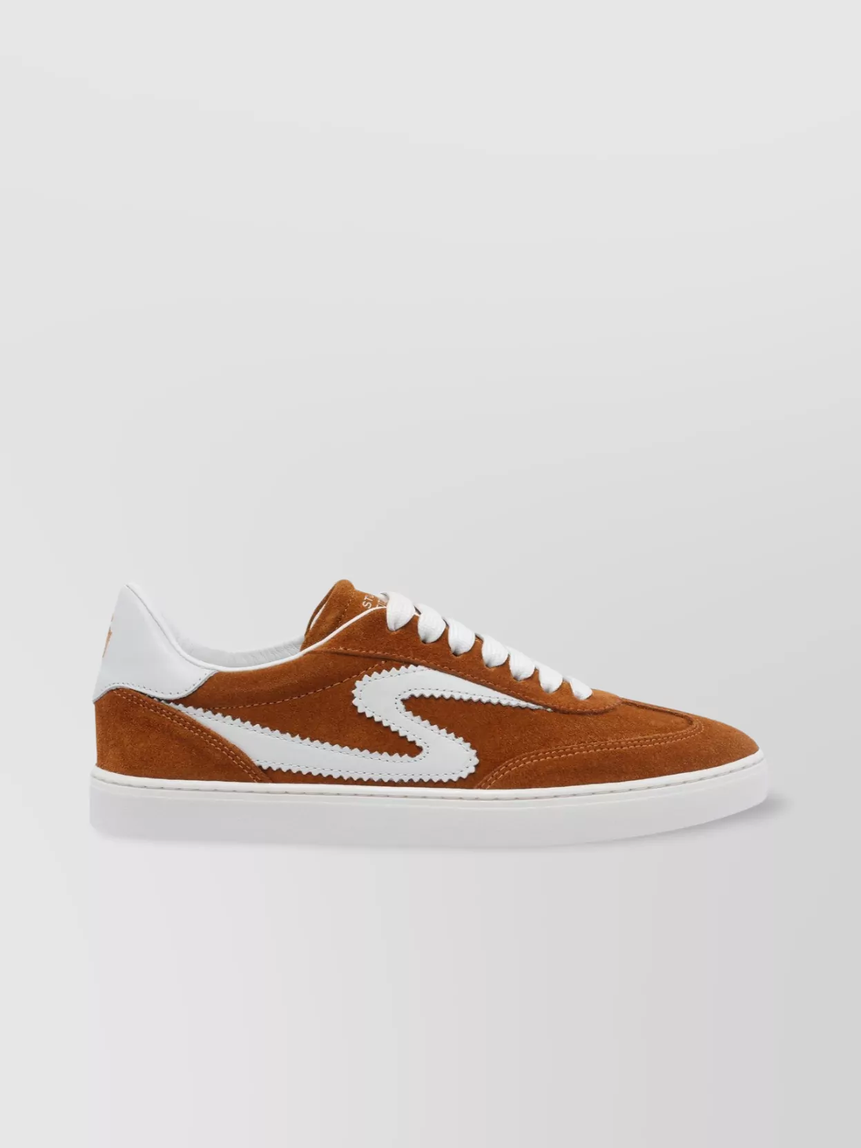 Stuart Weitzman , Sw Runaround Sneaker, Sneakers, Hazel/white, Suede/calf