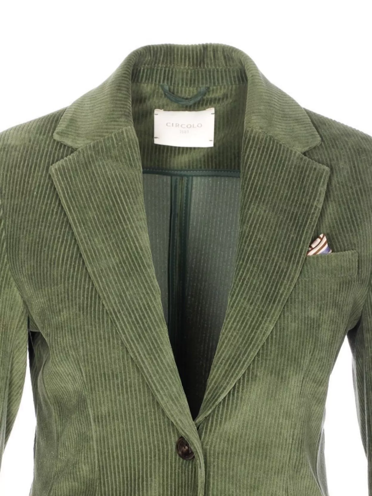 Circolo 1901 Long Sleeve Single Breasted Jacket With Pocket