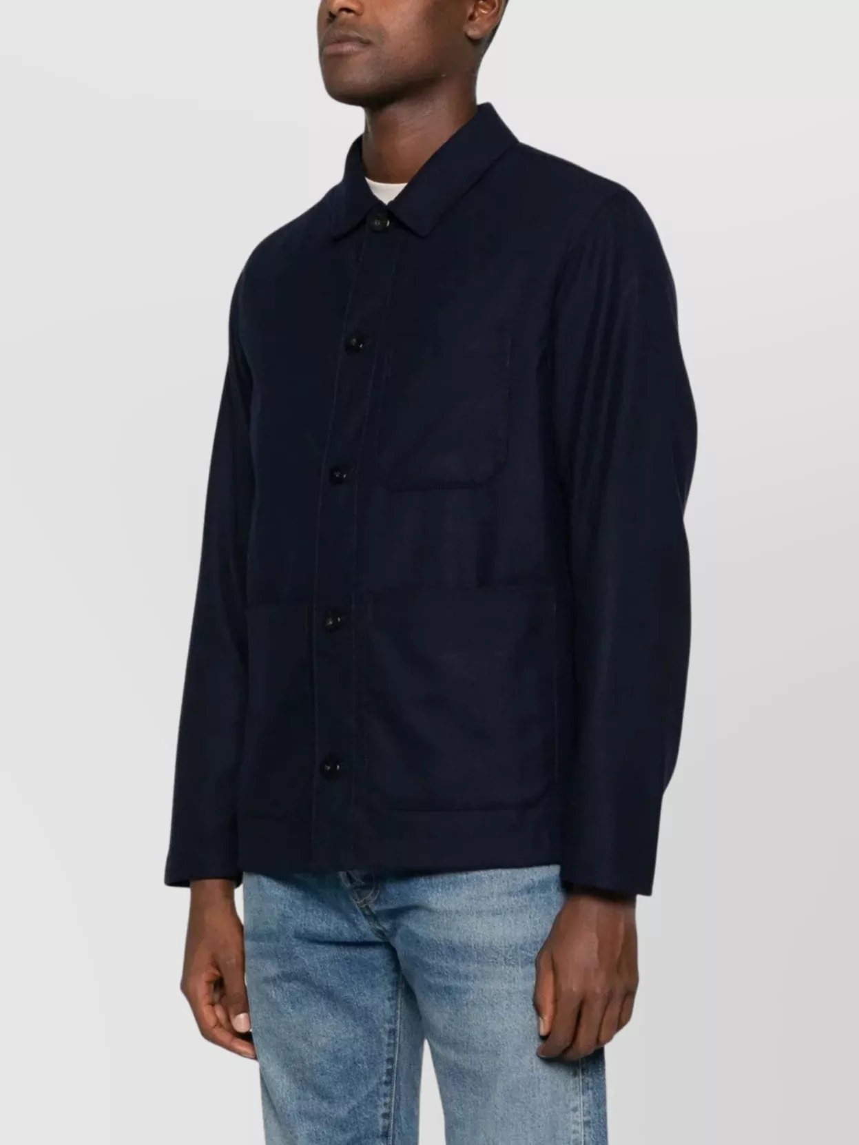 Woolrich Flannel Shirt Jacket Patch Pockets