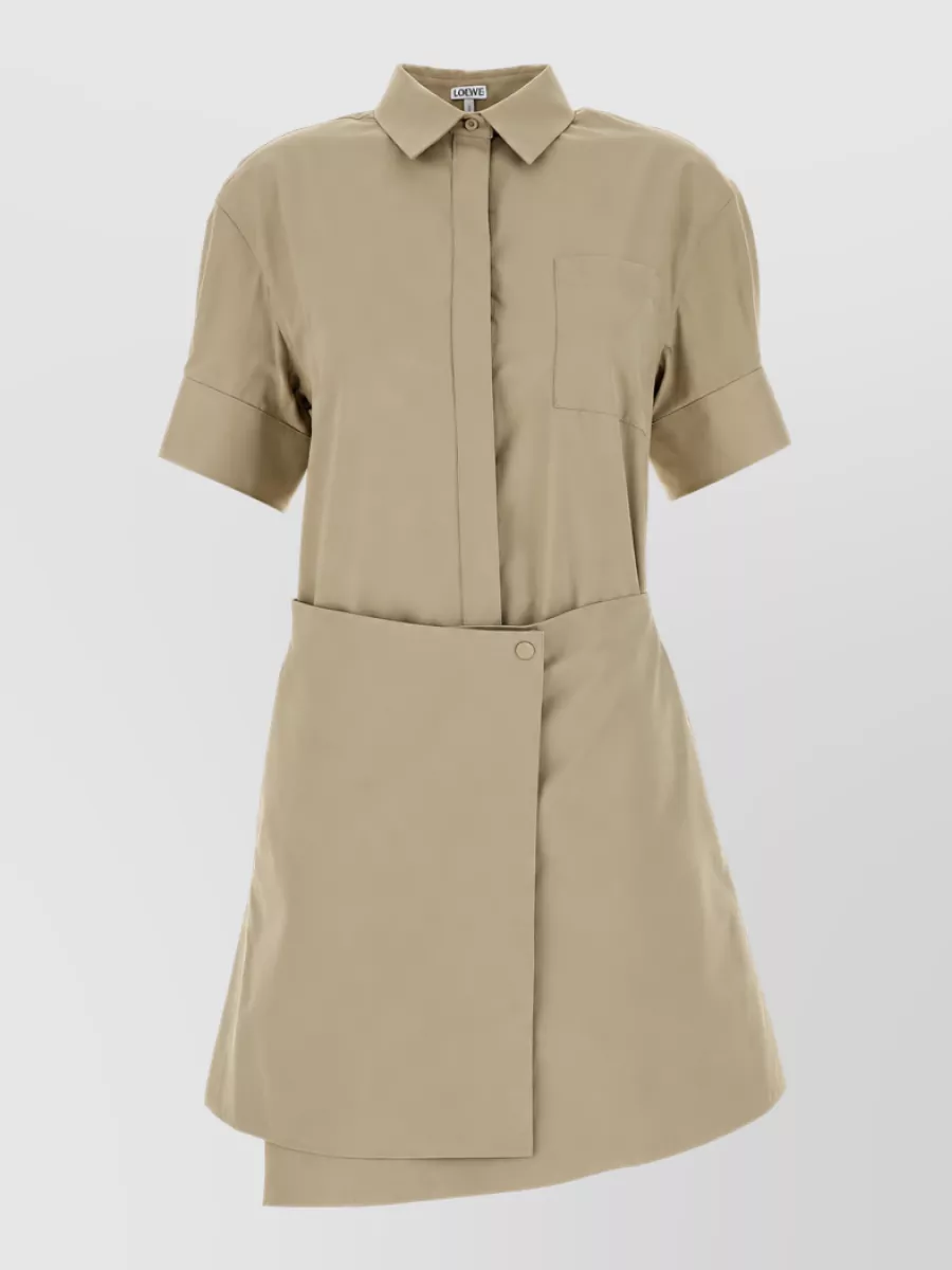 Loewe cotton silk mini dress
