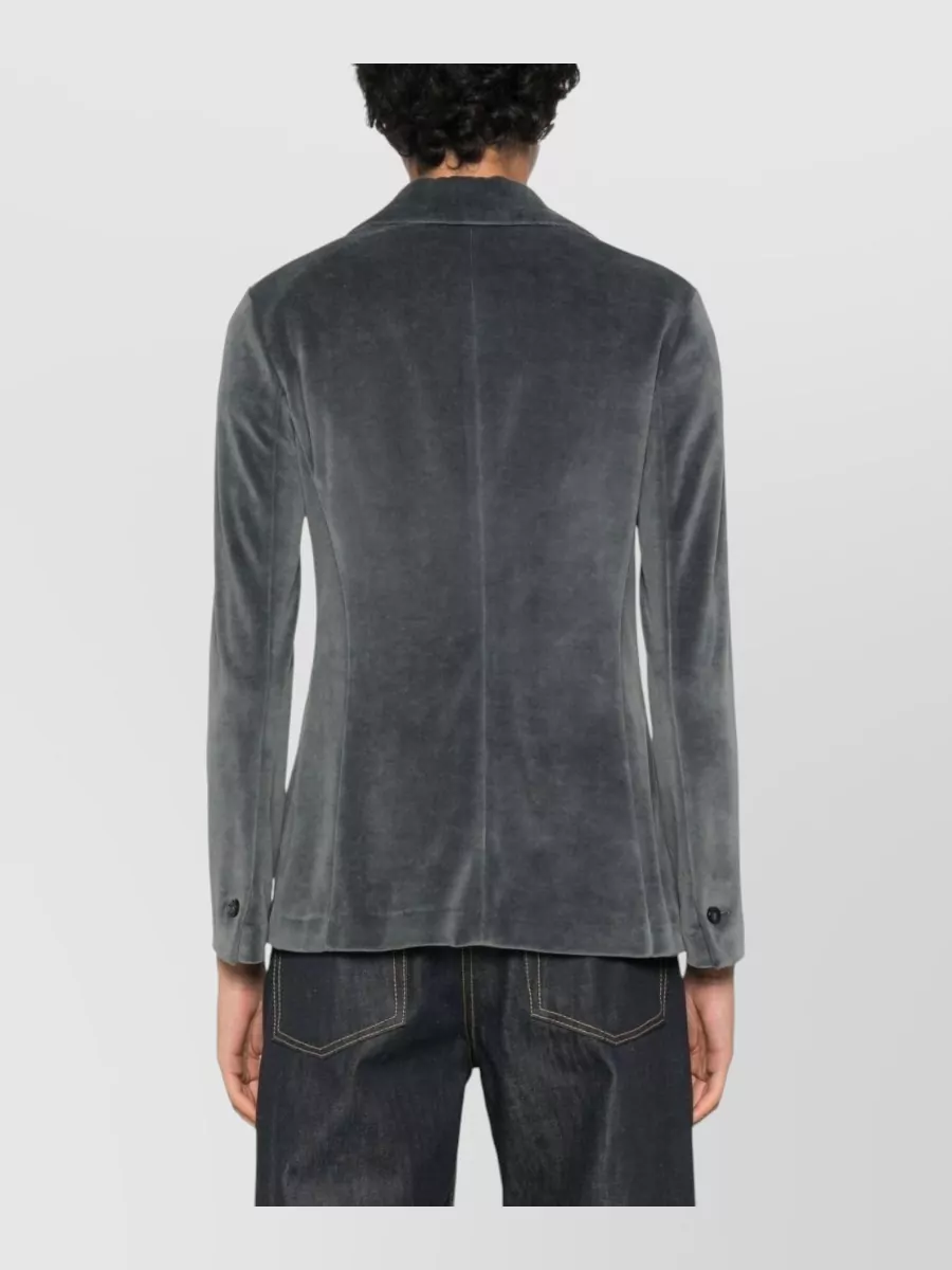 Circolo 1901 Velvet Single-Breasted Blazer