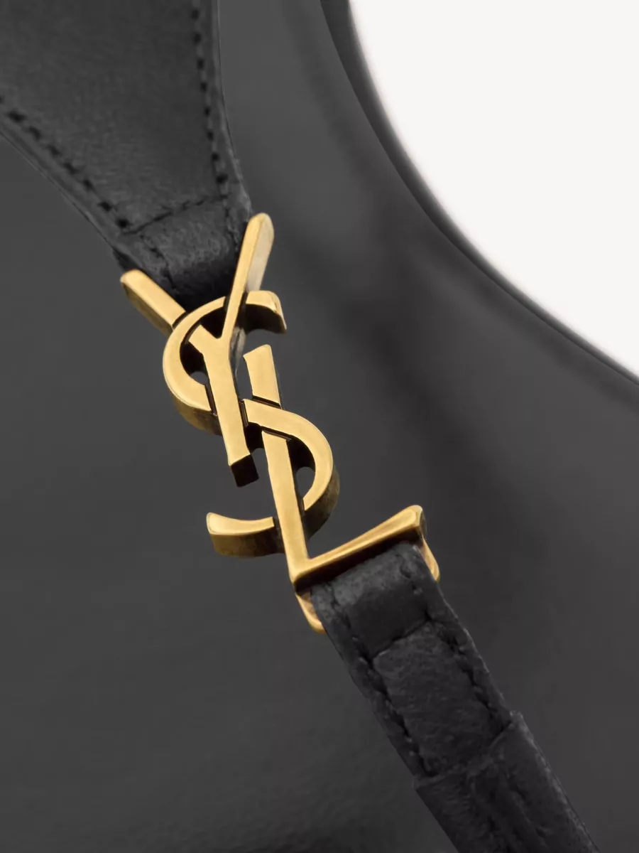 Saint Laurent Cassandra Flat Sandals Ankle Strap Hardware