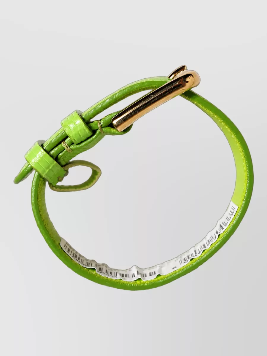 Dolce&Gabbana Textured Leather Bracelet