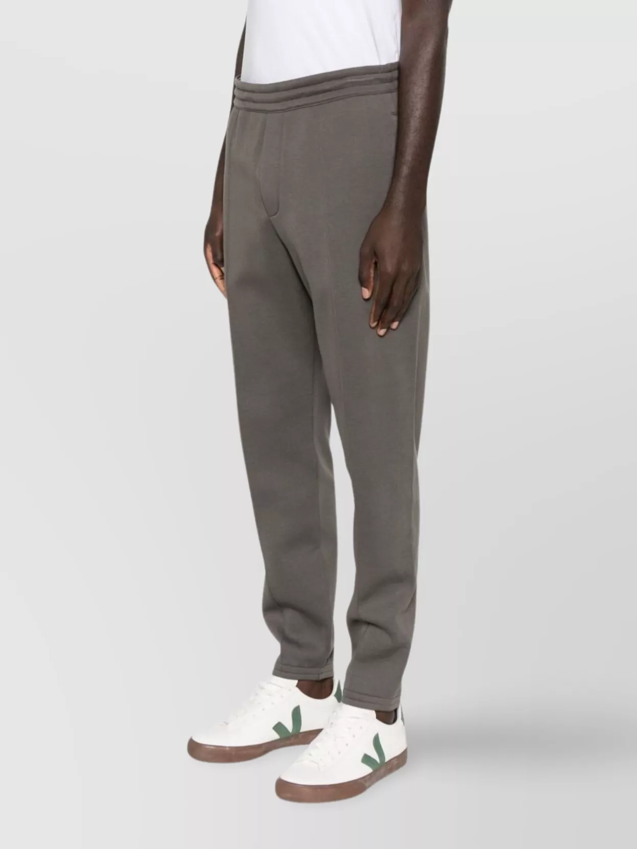 Emporio Armani Relaxed Fit Trousers Cuffed Hems