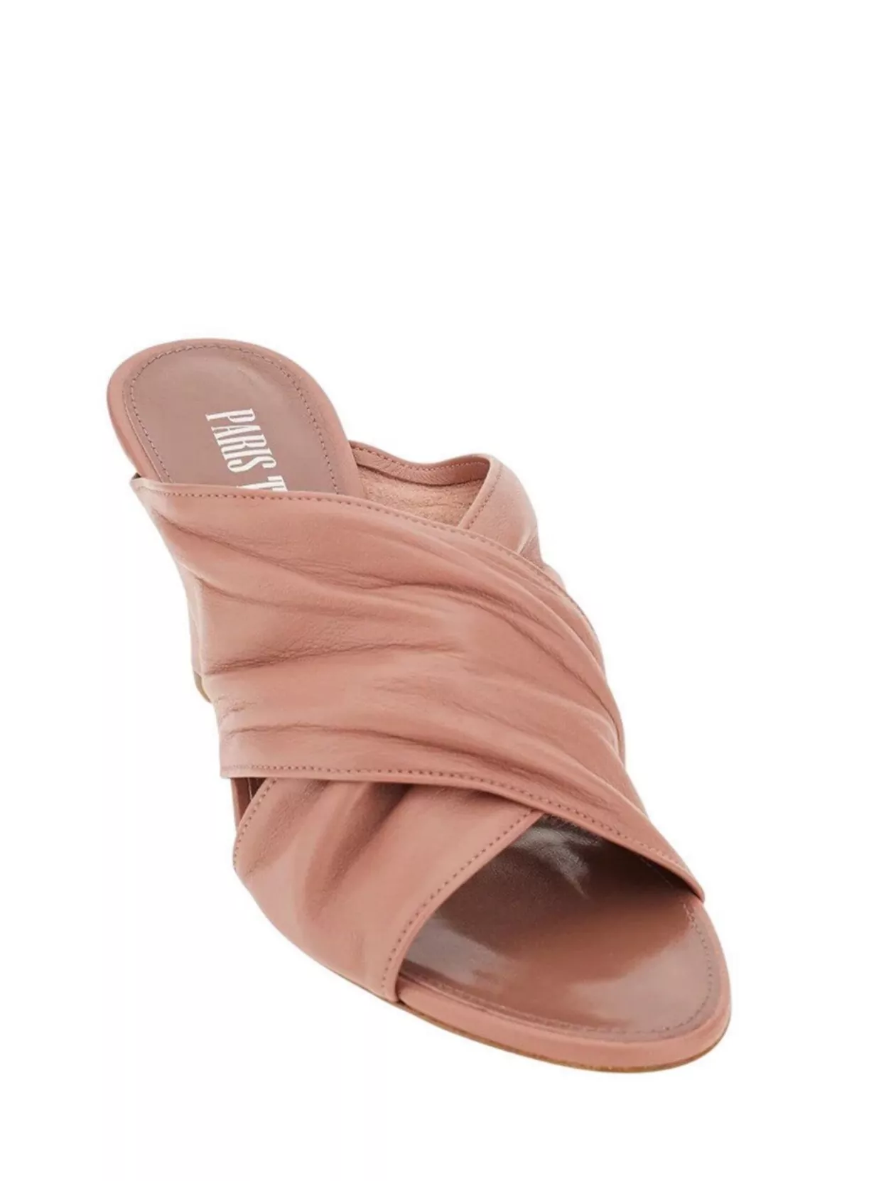 Paris Texas 75 Criss-cross Strap Stiletto Heel Mules
