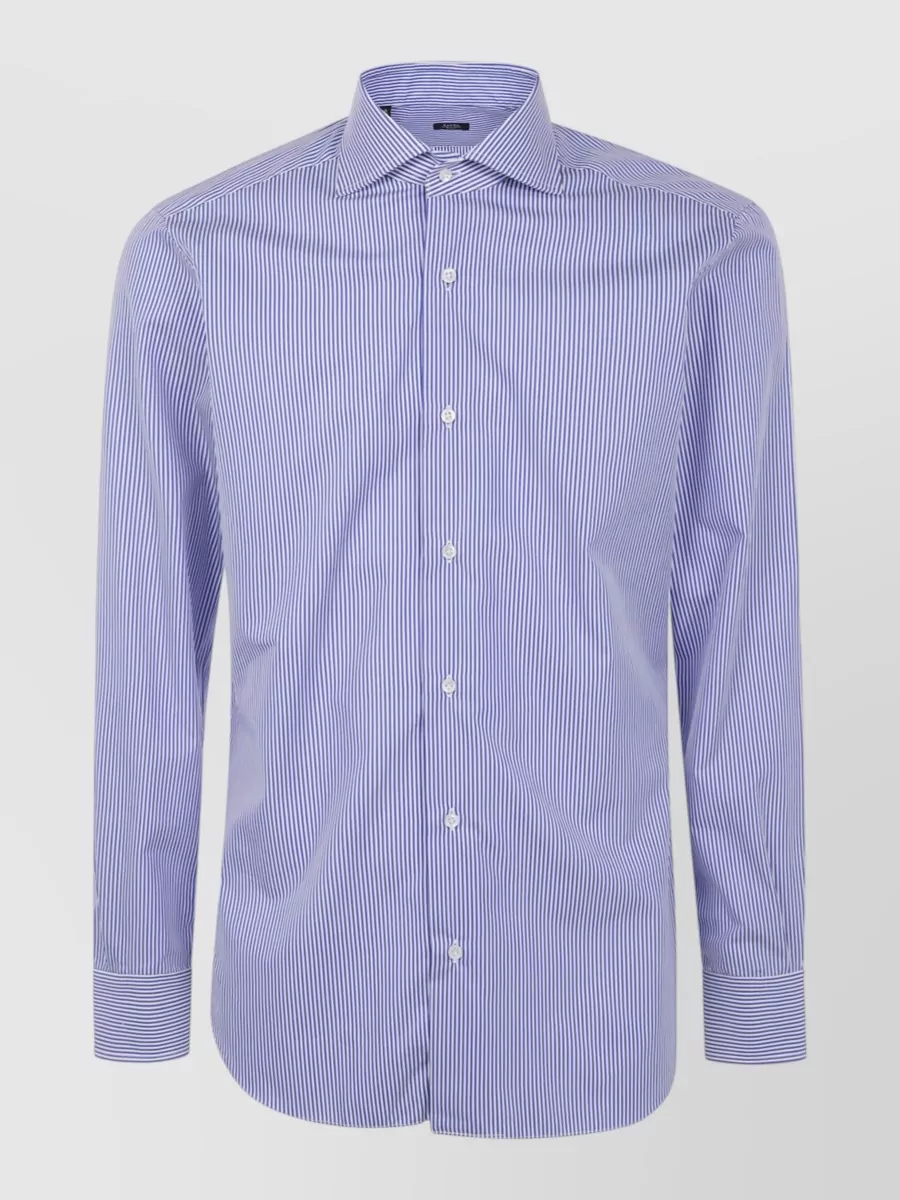 Barba Napoli cotton poplin shirt