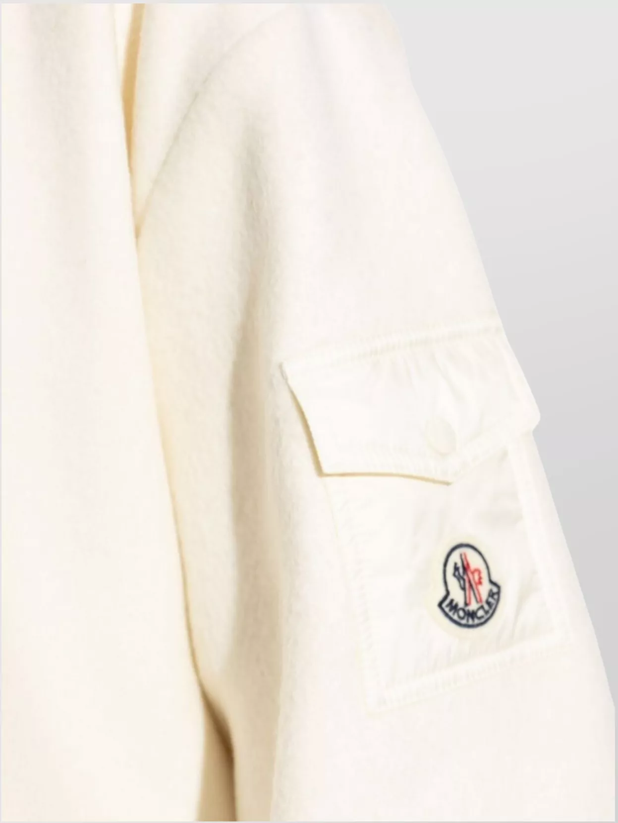 Moncler Wool Hooded Zip-Up Cape