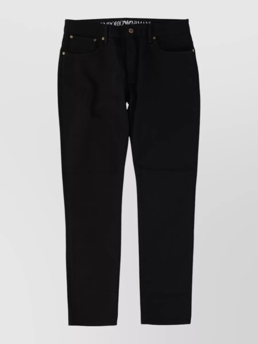 Emporio Armani slim-fit denim skinny trousers