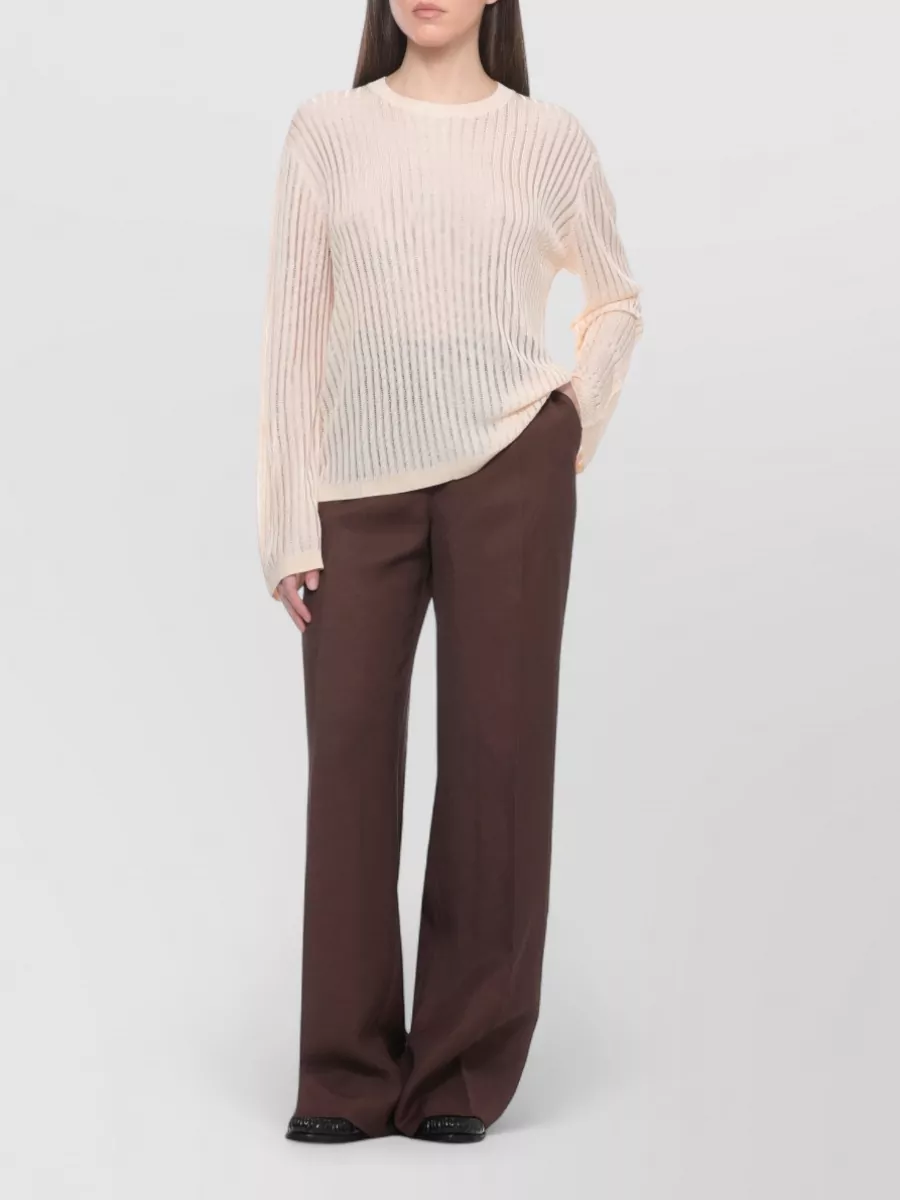 Loulou Studio Loose-Fit Crewneck Sweater