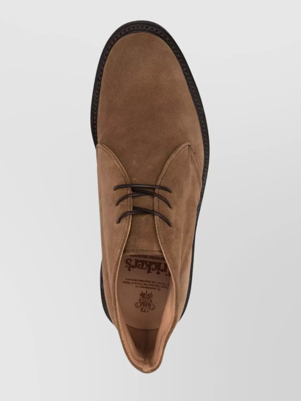 Tricker's Dainite Sole Suede Round Toe Boots