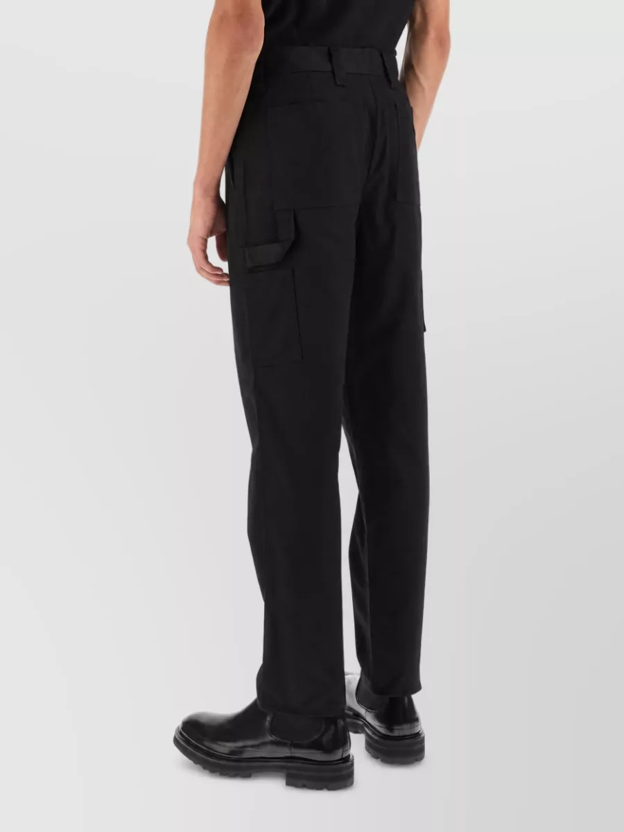 Burberry Cotton Straight-Leg Cargo Trousers