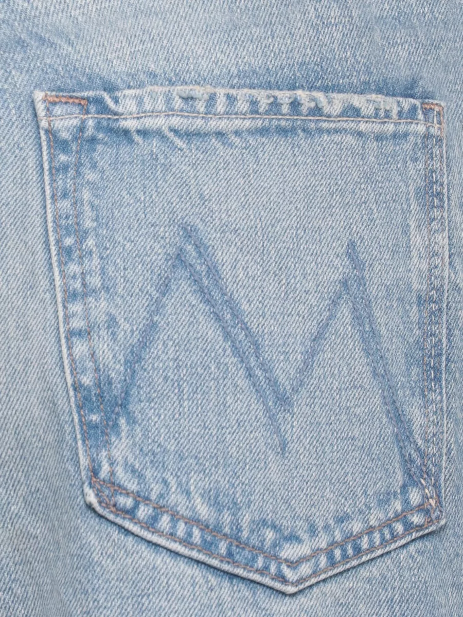 Mother High Waist Palazzo Jeans Contrast Panel