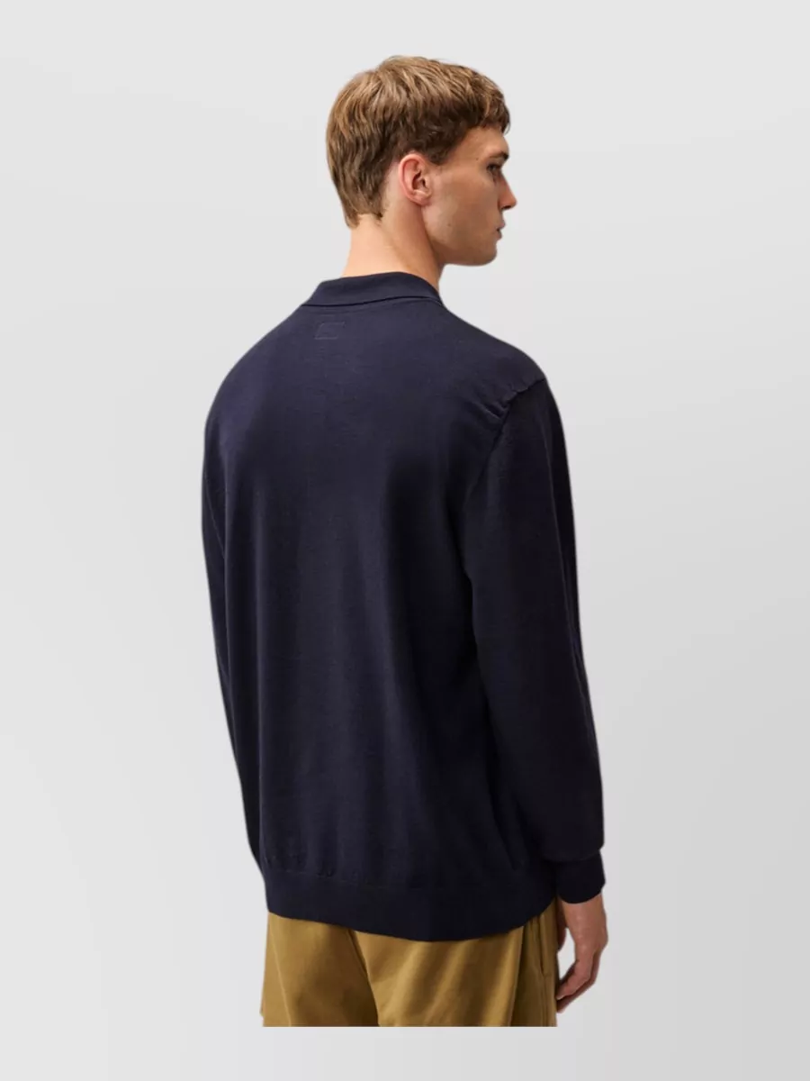 C.p. Company Fine-Knit Wool Polo Jumper