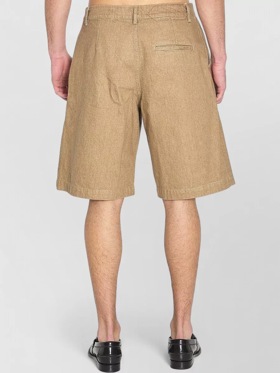 Jacquemus De Nimes Pastro Wide Leg Denim Shorts