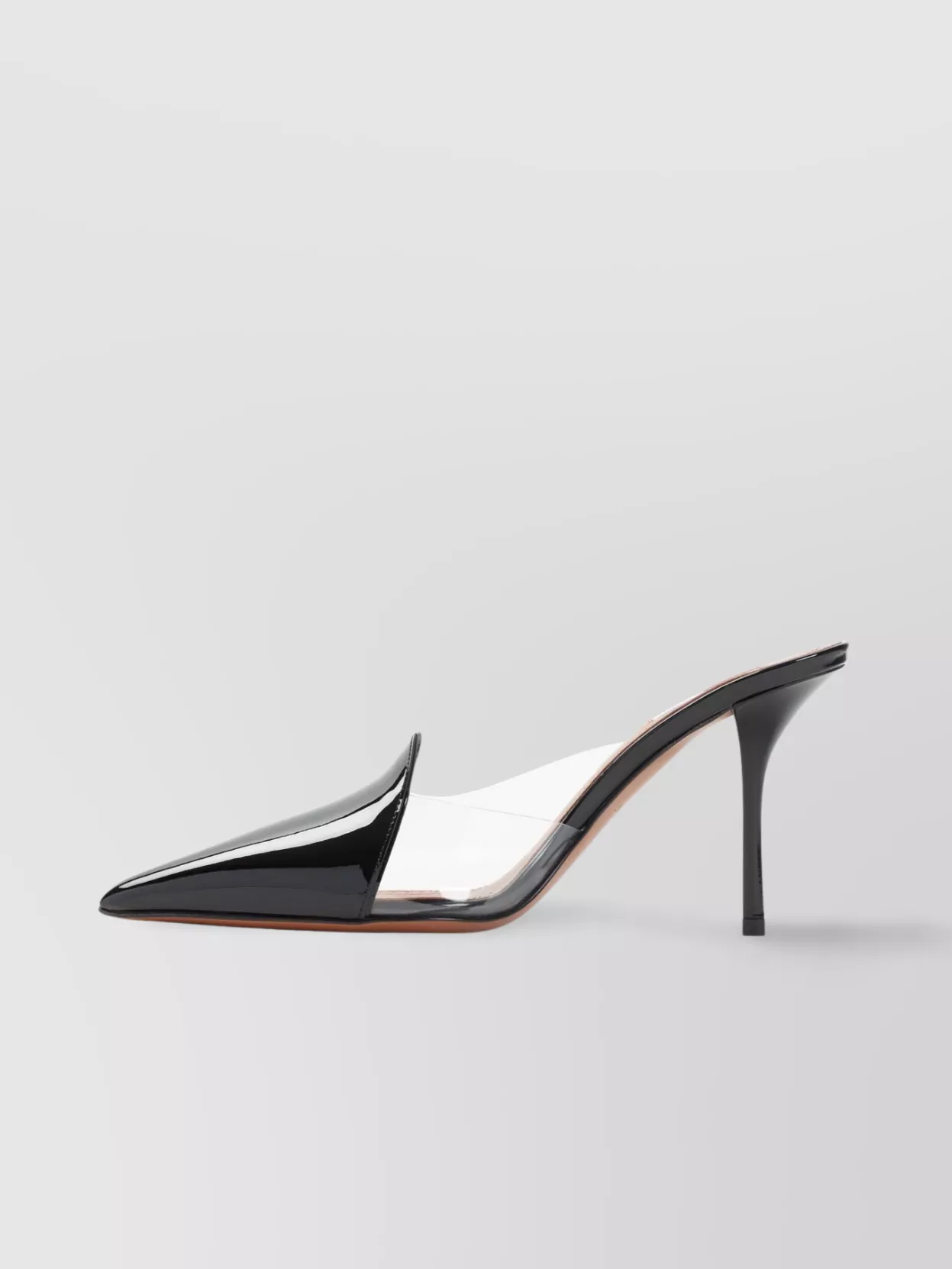 Shop Alaïa 90 Patent Leather Mules