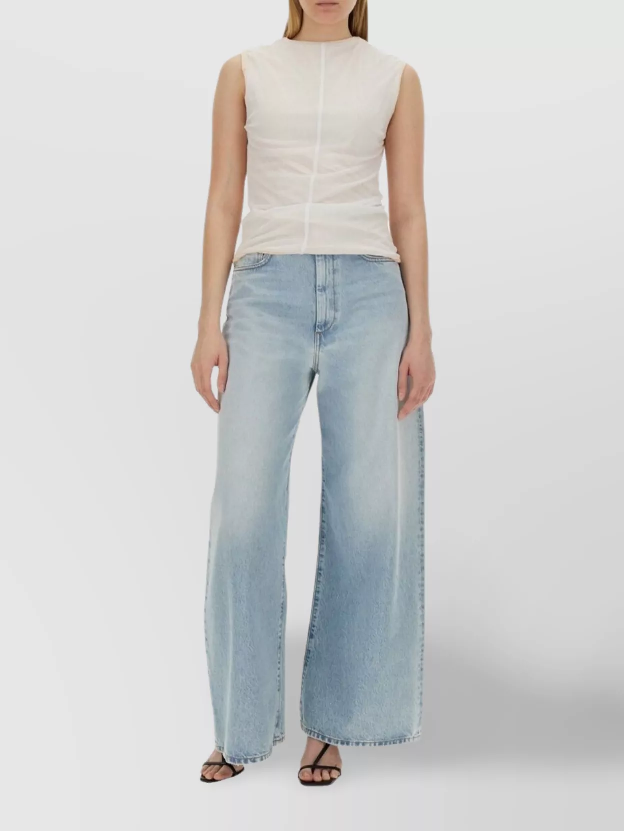 Sportmax Sleeveless Top Featuring Seam Detailing