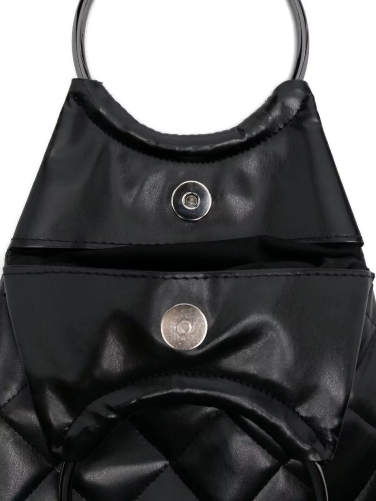 La Milanesa Circular Handle Fringe Tote Bag