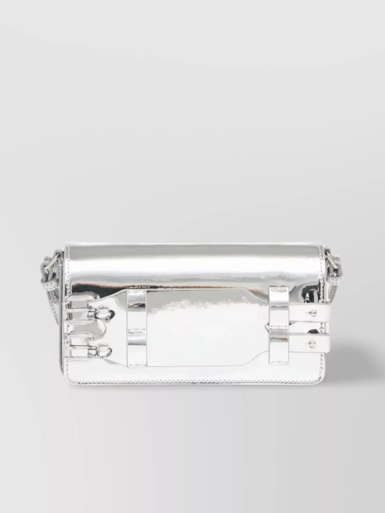 Mm6 Maison Margiela Shoulder Bag With Adjustable Strap And Buckle Detail