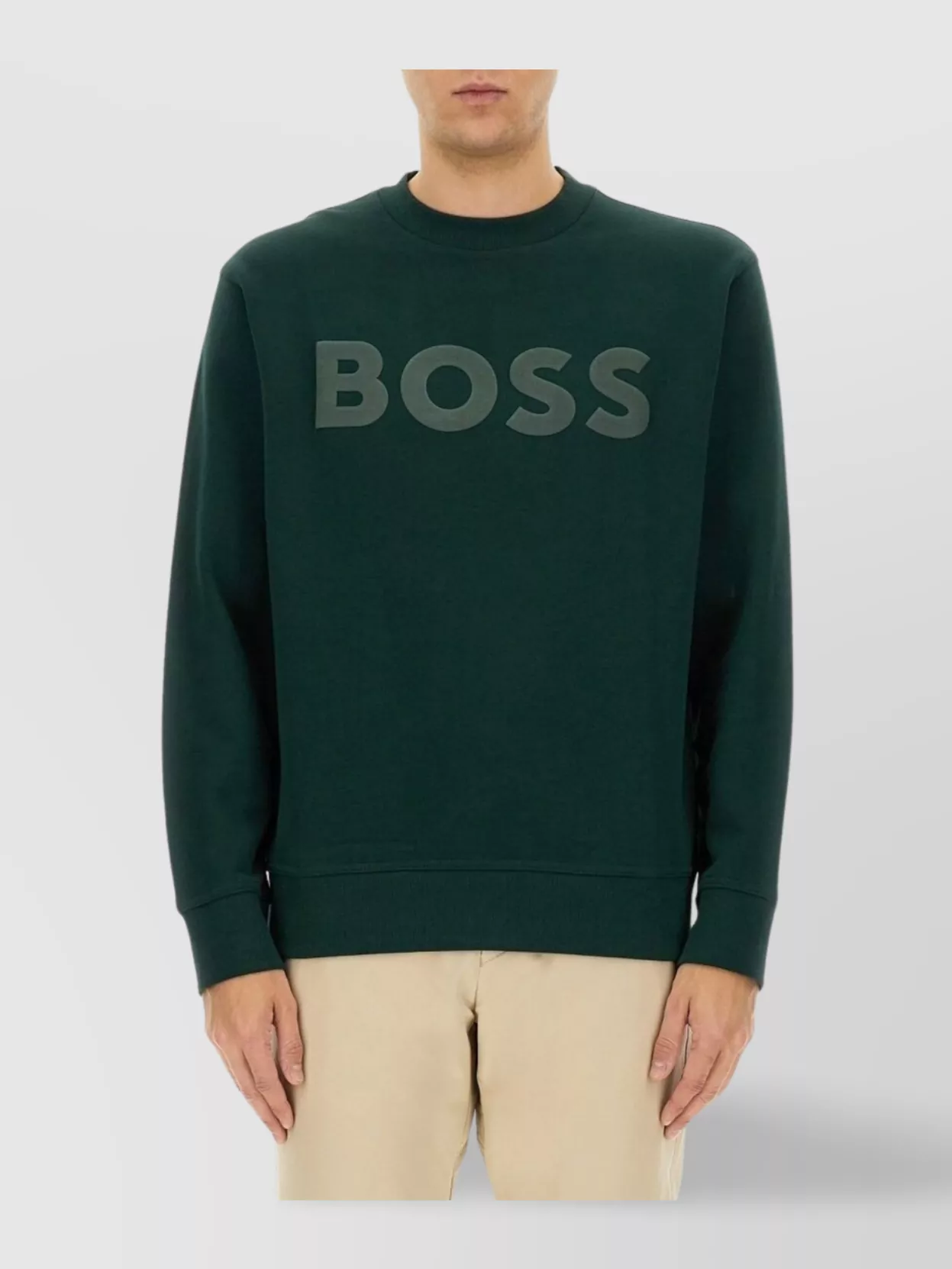 Boss Logo Crew Neck Sweater