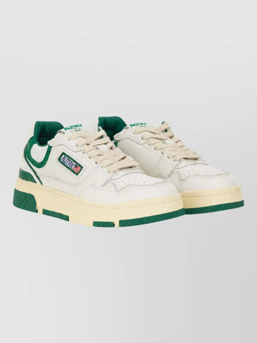Autry Leather Lace-Up Sneakers