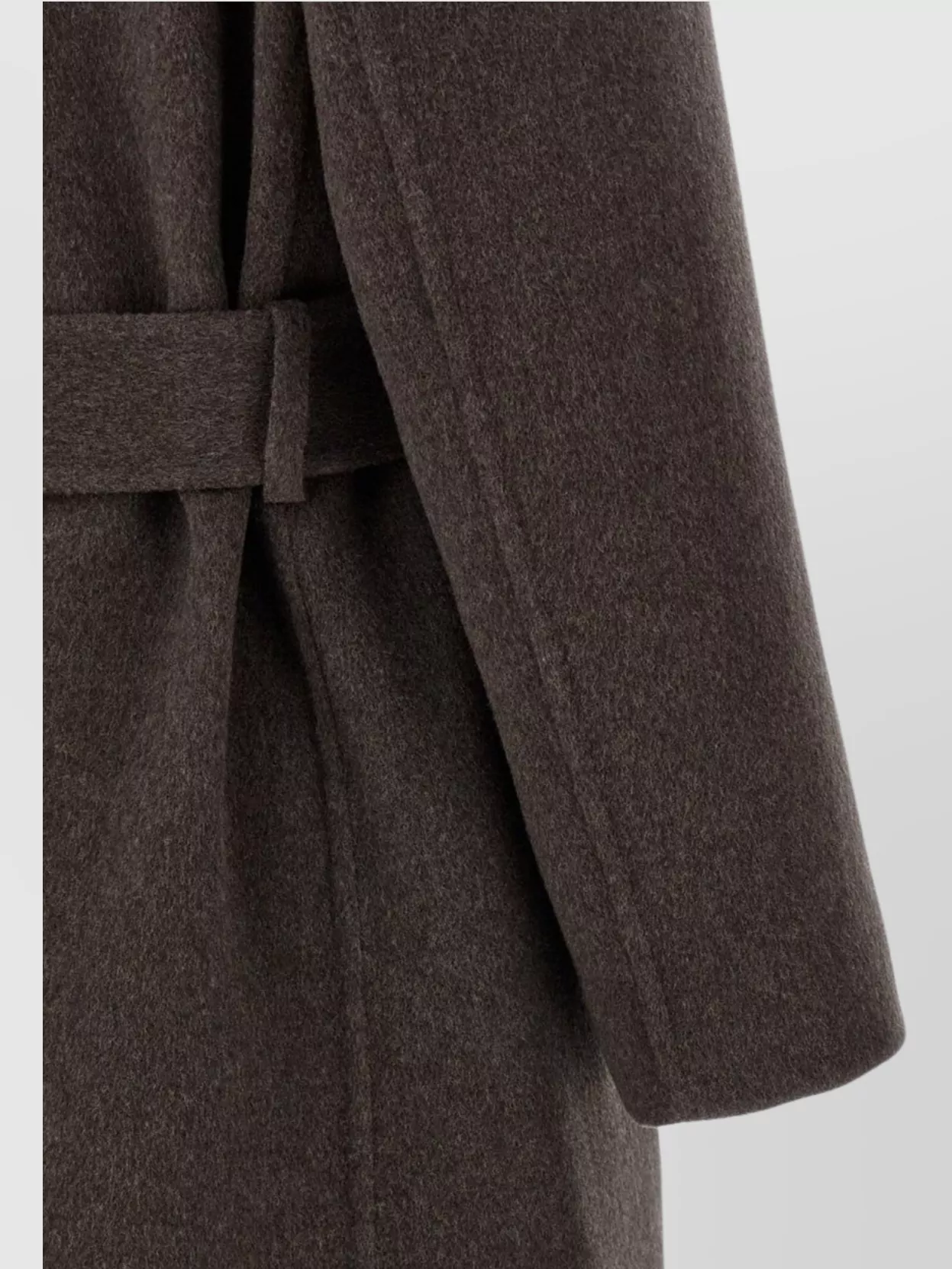 Brunello Cucinelli Belted Waist Coat With Notched Lapels