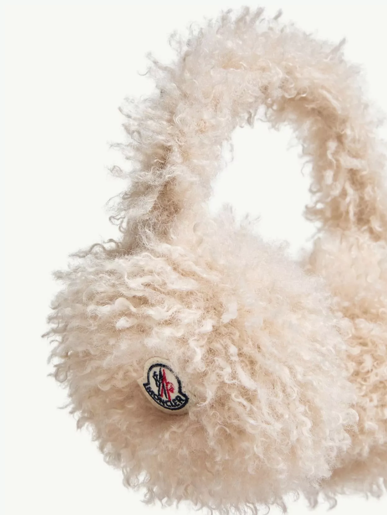 Moncler Teddy Fleece Padded Earmuffs With Adjustable Band